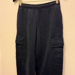 Aritzia Mega Cargo Sweatpants Blue XS